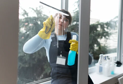 Nettoyage de vitres intérieures et extérieures à Taïx
